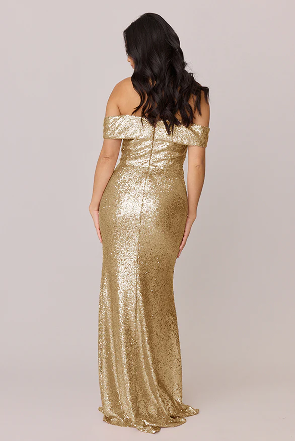 Bardot Sequin Dress | Made To Order - Image 20