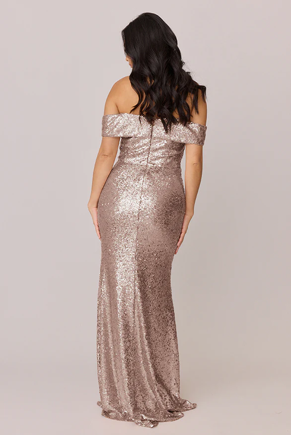 Bardot Sequin Dress | Made To Order - Image 24