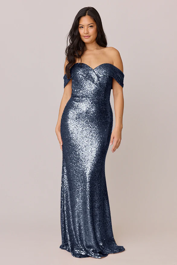 Bardot Sequin Dress | Made To Order - Image 29