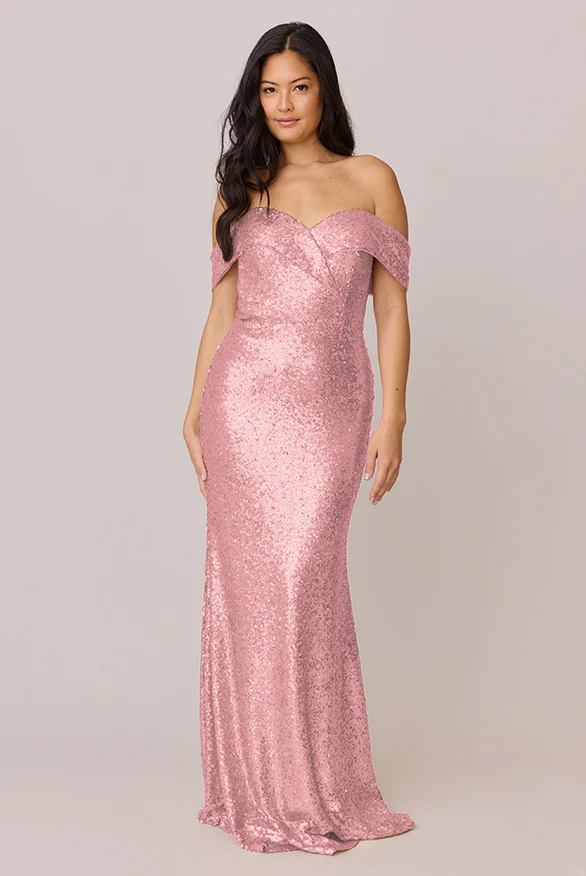 Bardot Sequin Dress | Made To Order - Image 32