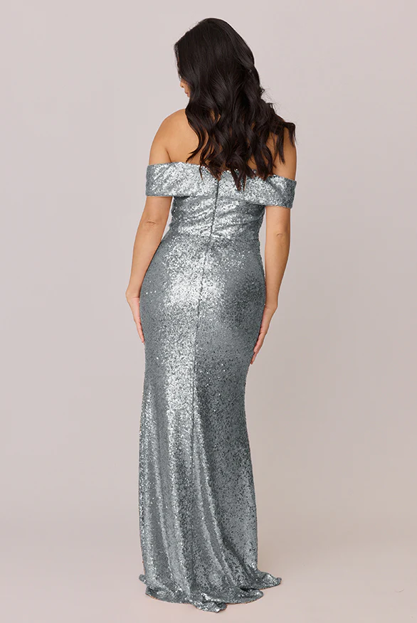 Bardot Sequin Dress | Made To Order - Image 36