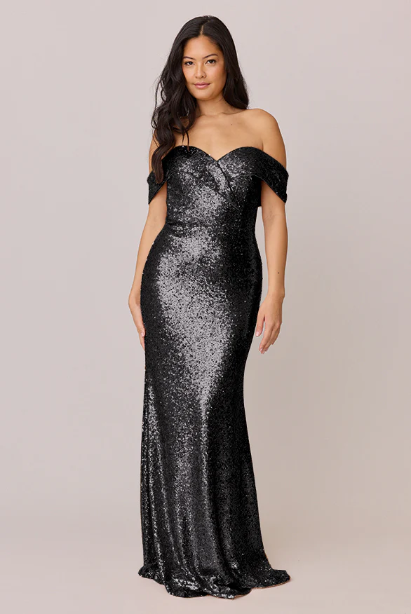 Bardot Sequin Dress | Made To Order - Image 9