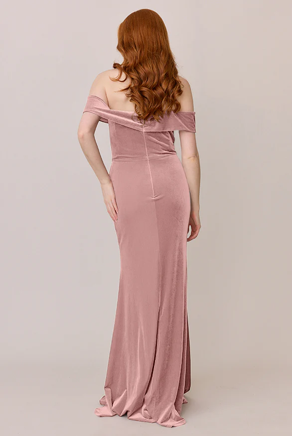 Bardot Velvet Dress | Made To Order - Image 10