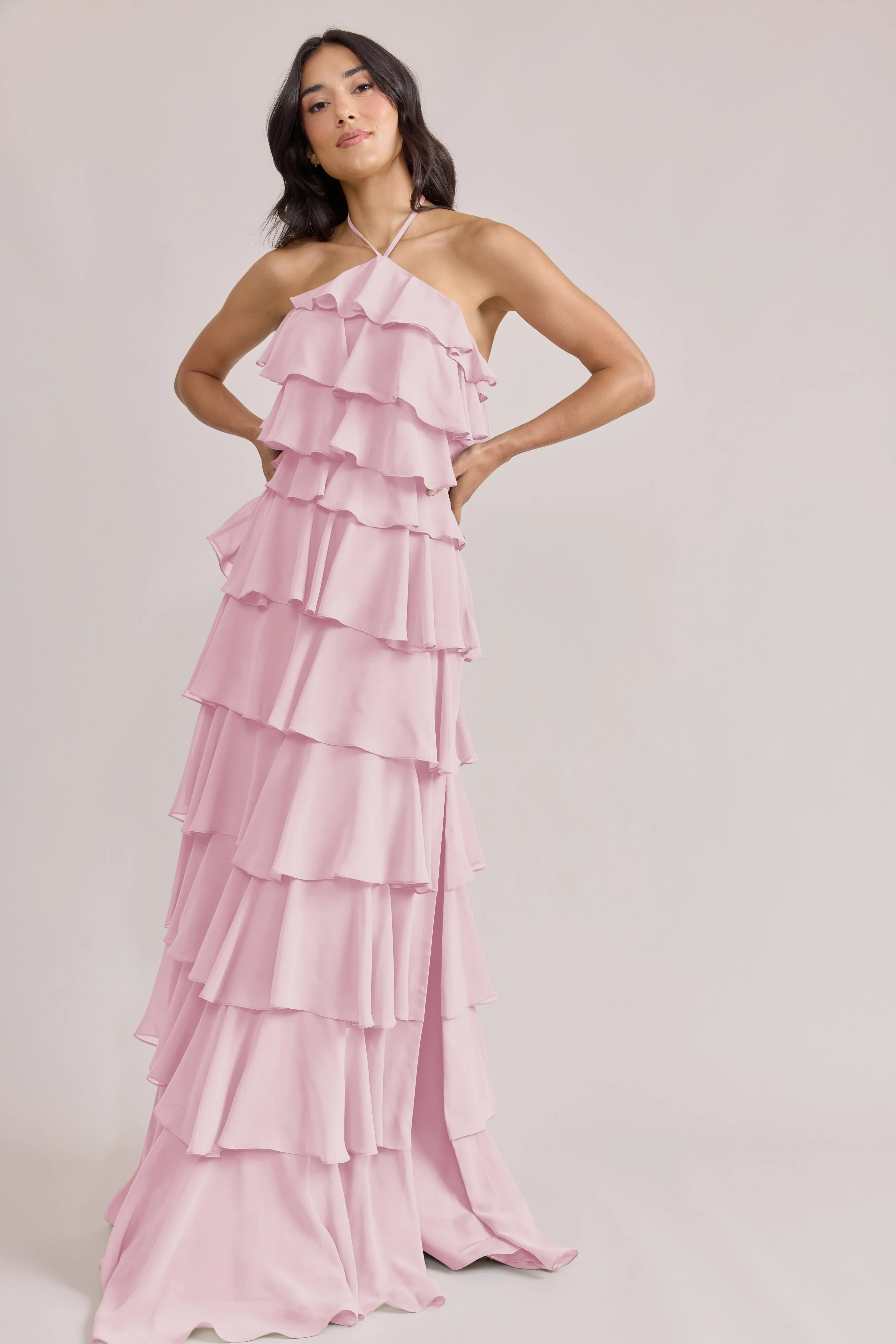 Carrie Chiffon Dress | Made To Order - Image 124