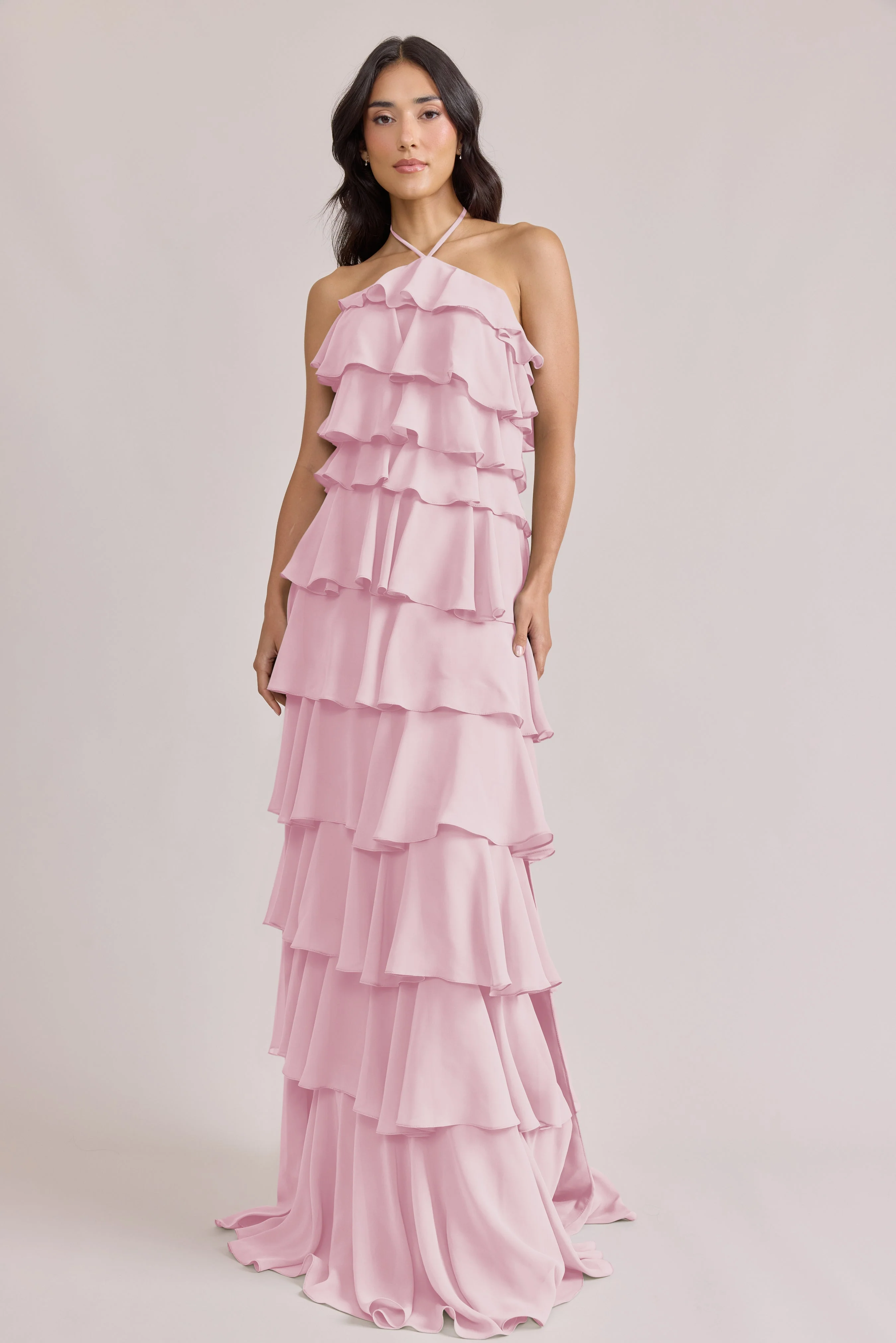 Carrie Chiffon Dress | Made To Order - Image 125