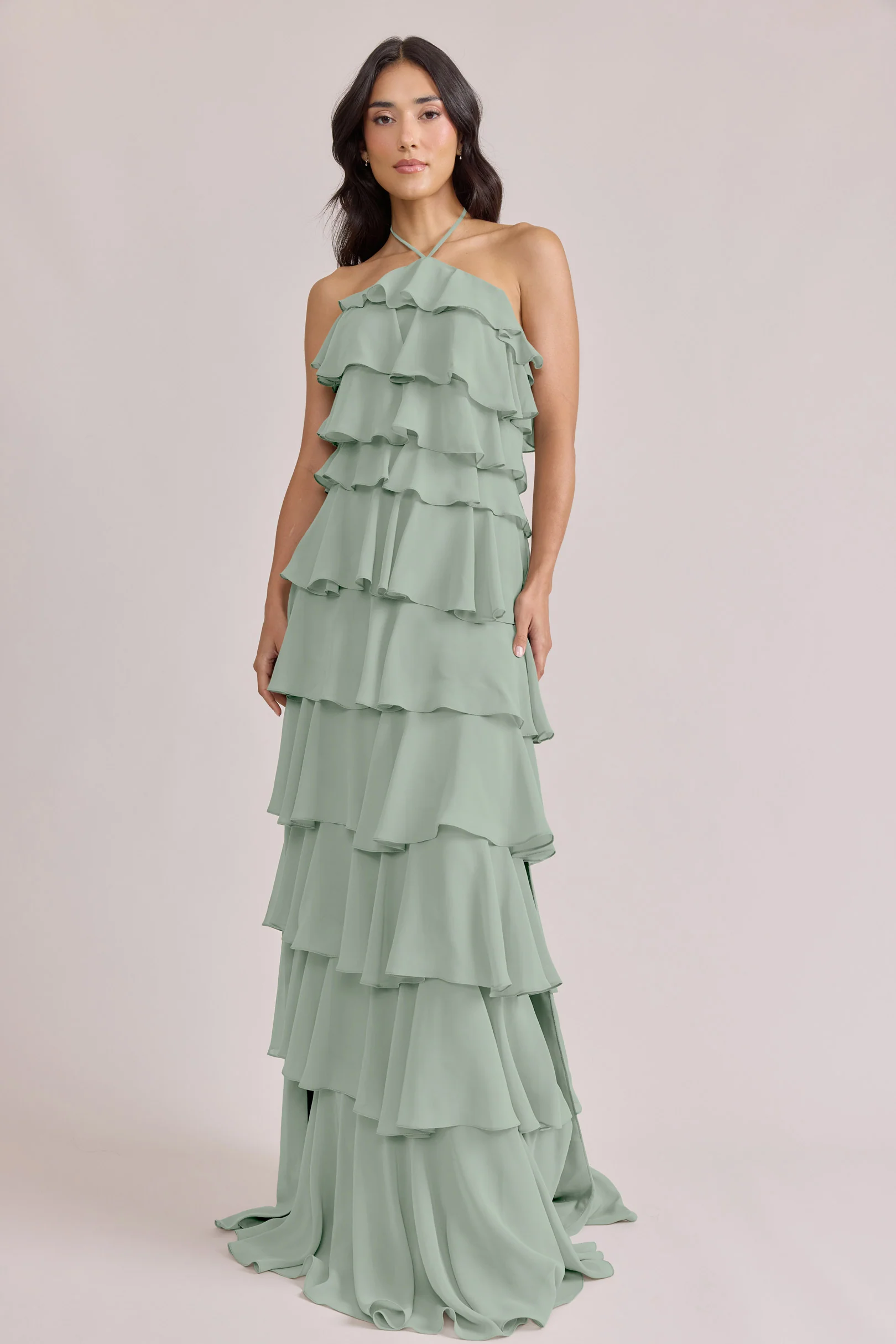 Carrie Chiffon Dress | Made To Order - Image 15