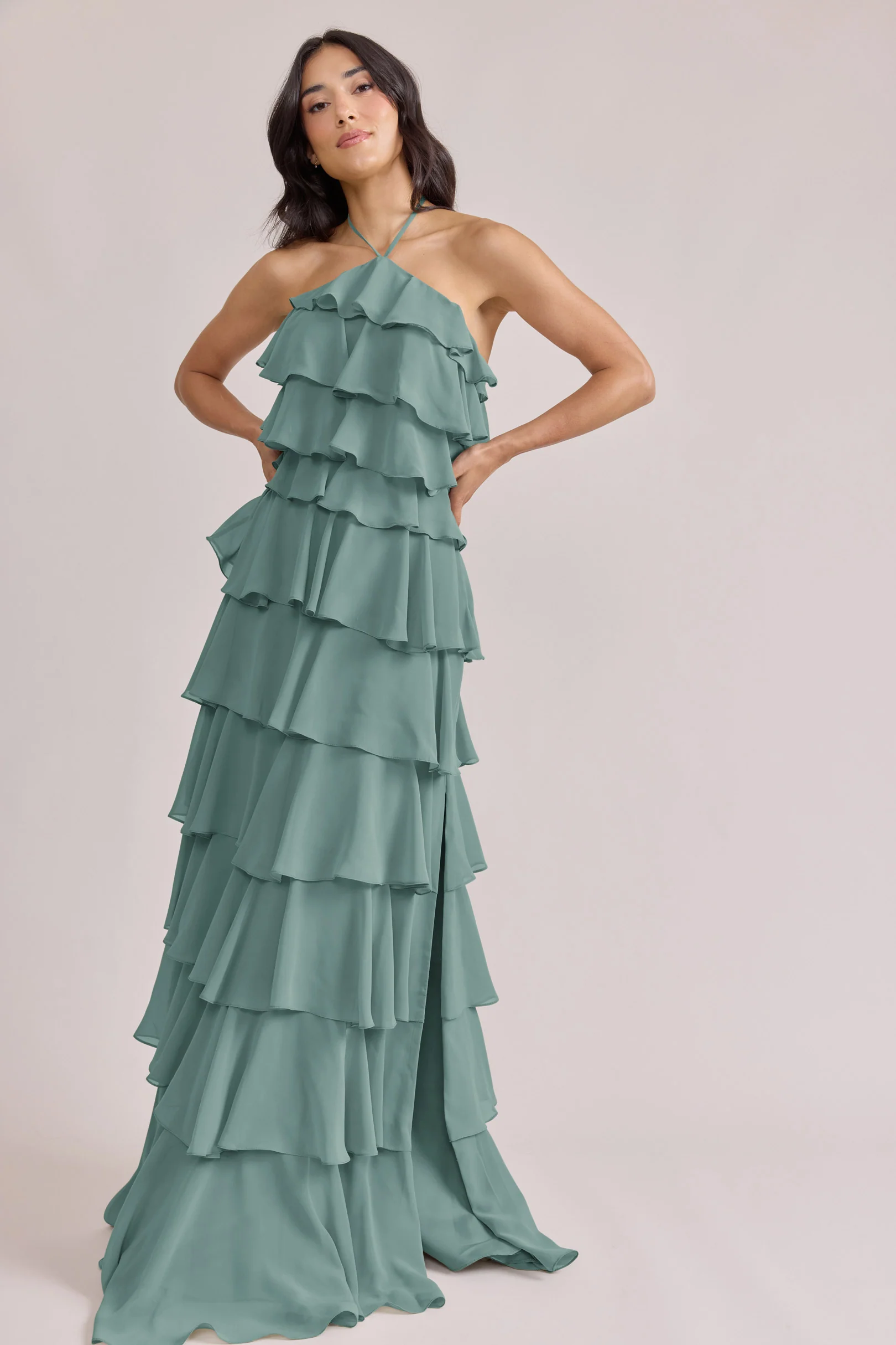 Carrie Chiffon Dress | Made To Order - Image 25