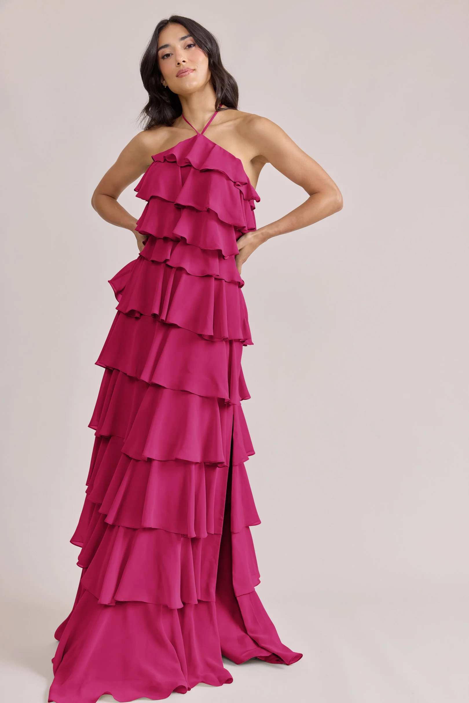 Carrie Chiffon Dress | Made To Order - Image 48