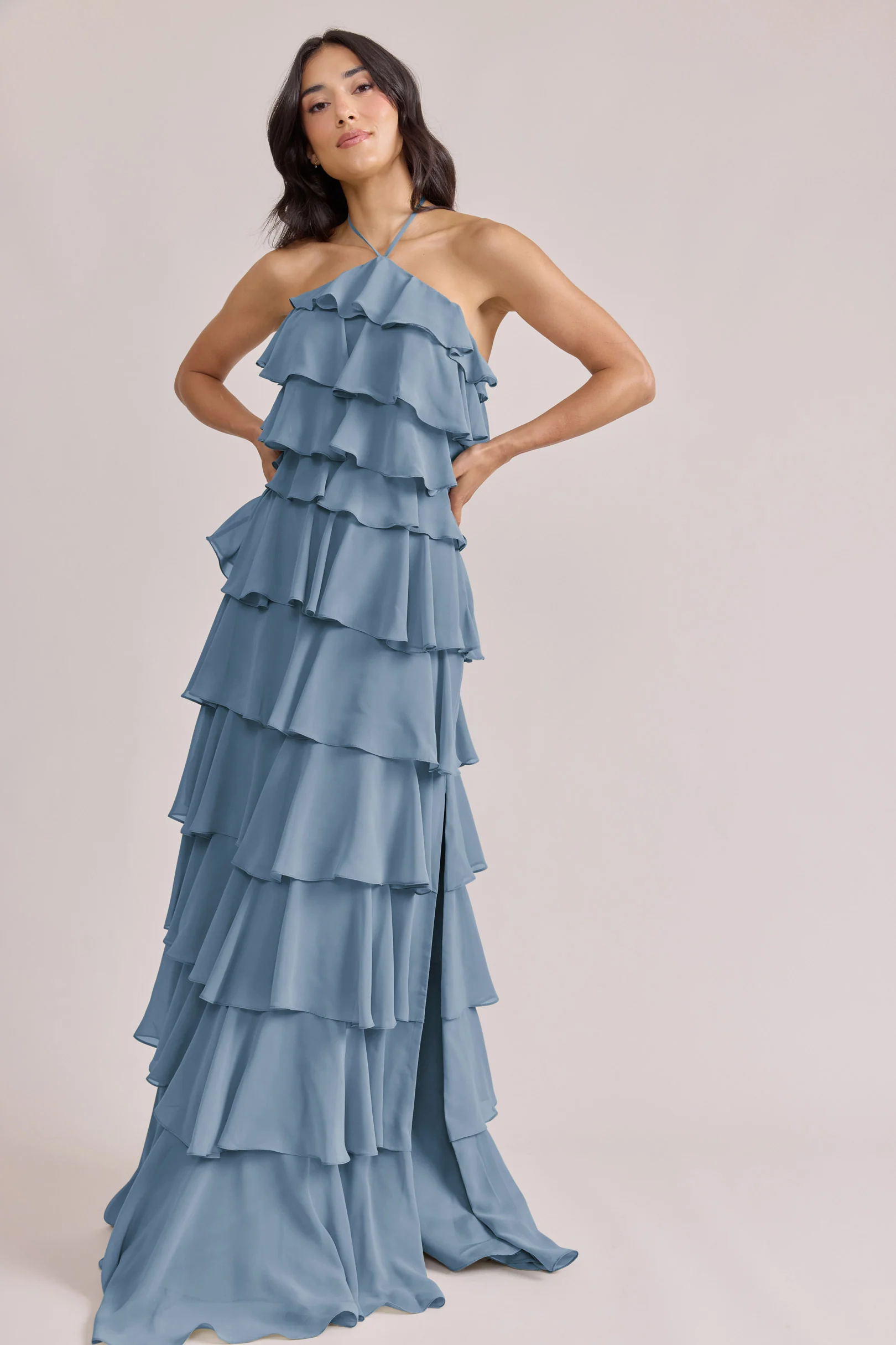 Carrie Chiffon Dress | Made To Order - Image 50