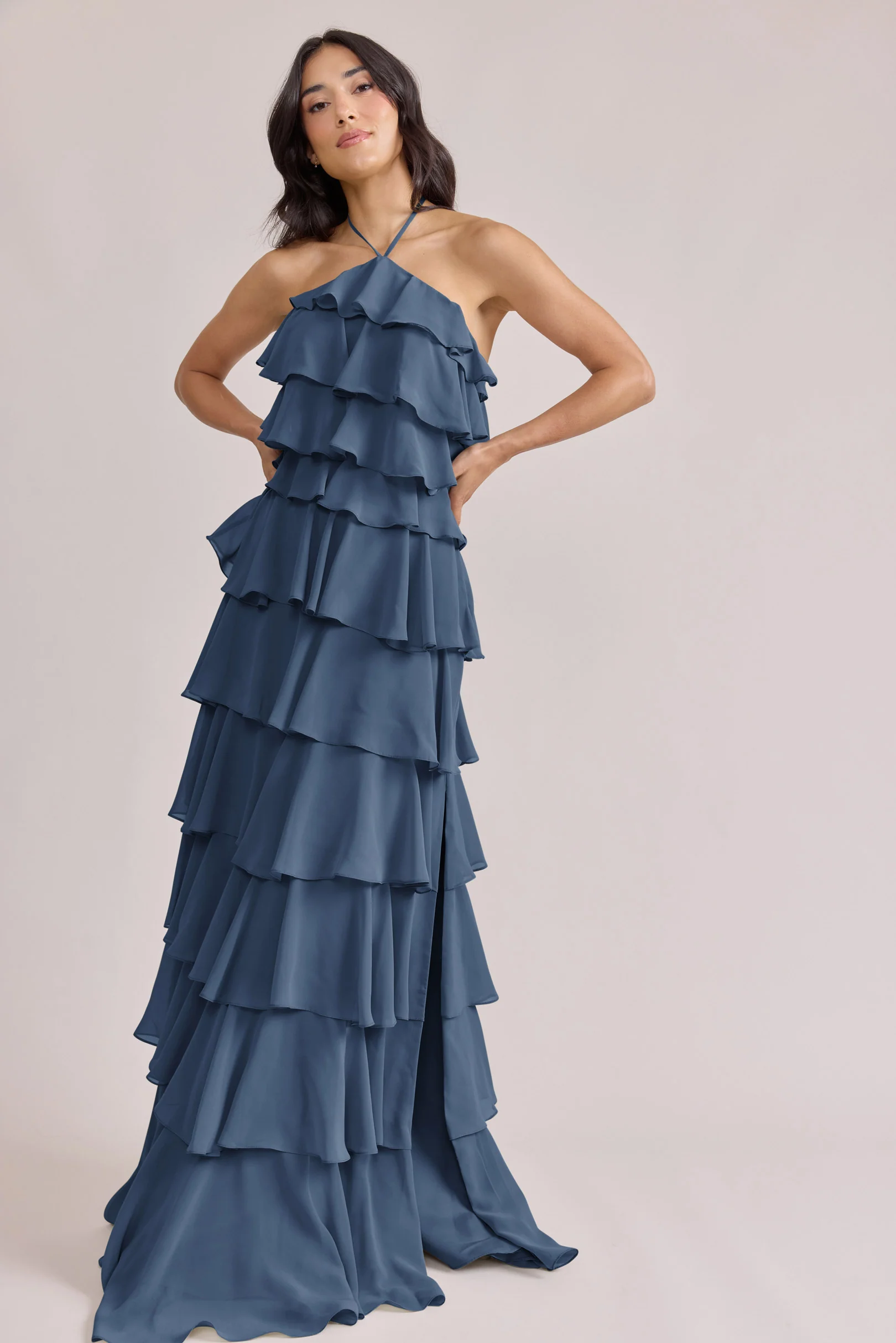 Carrie Chiffon Dress | Made To Order - Image 58