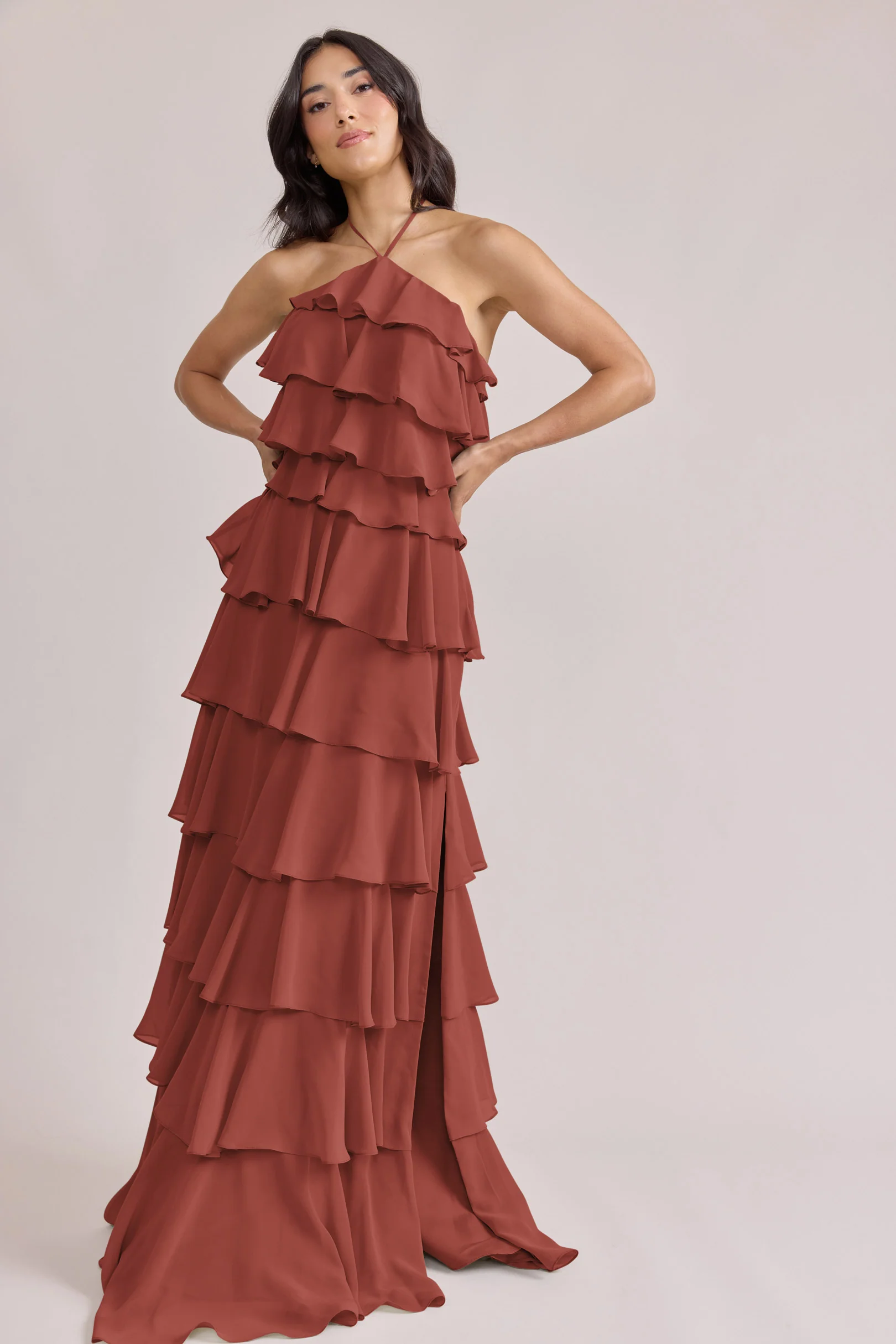 Carrie Chiffon Dress | Made To Order - Image 66