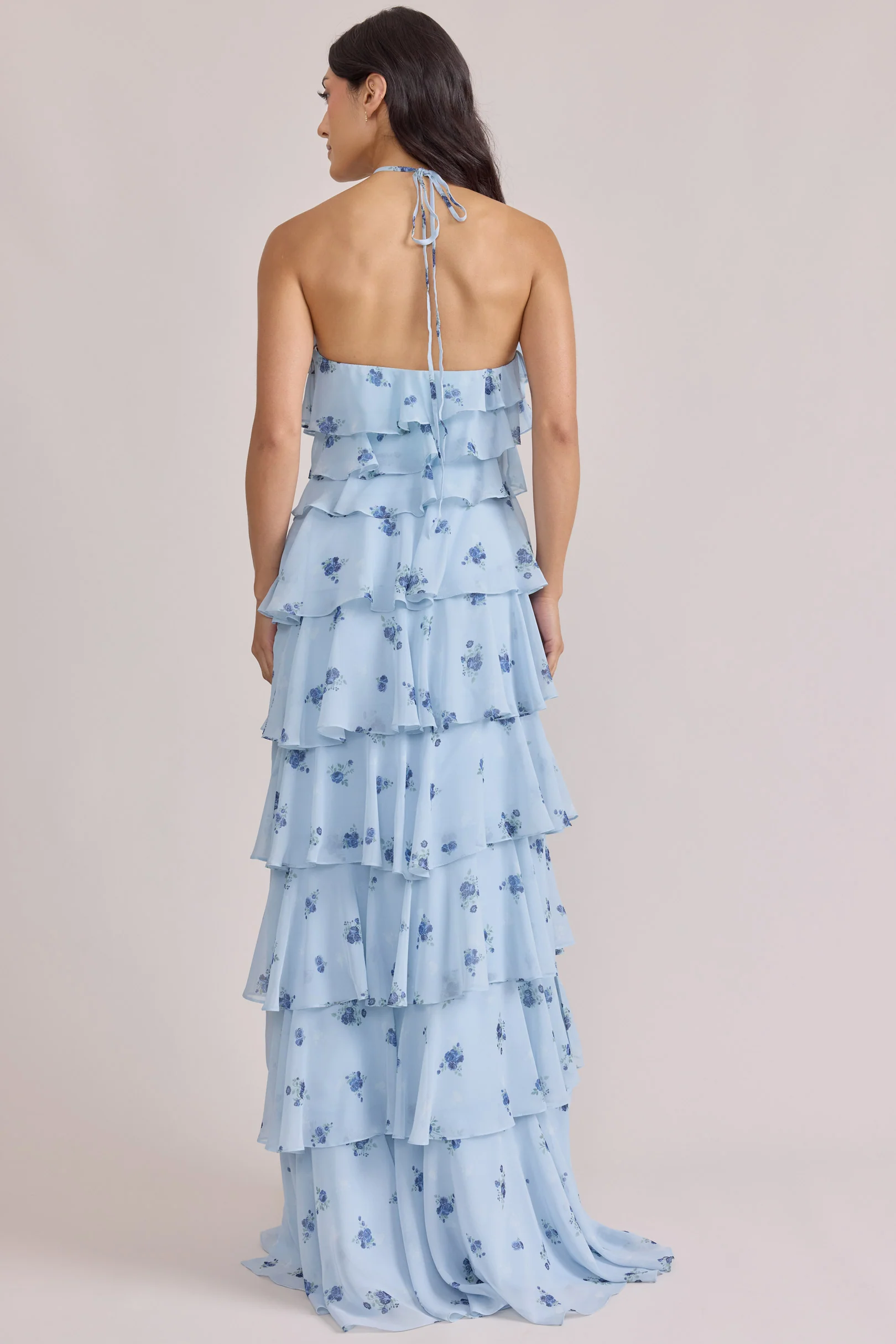 Carrie Chiffon Floral Print Dress | Made To Order - Image 11