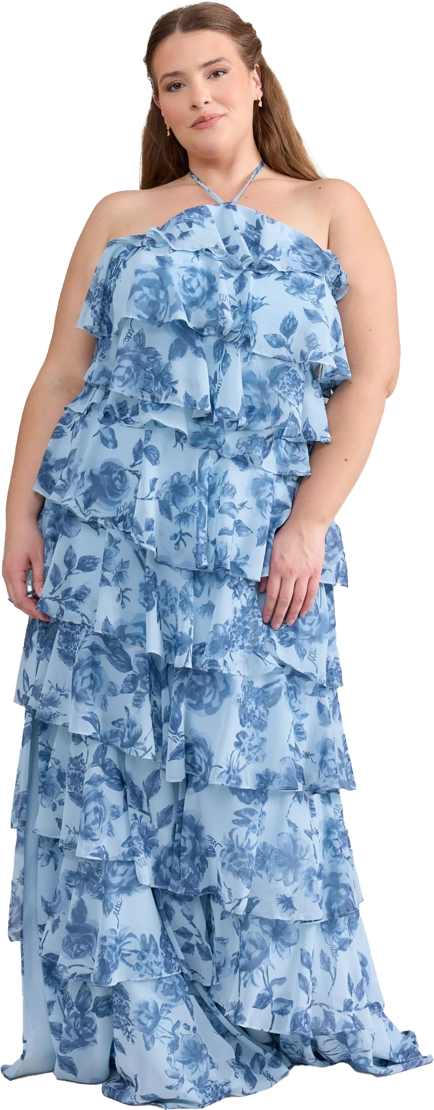 Carrie Chiffon Floral Print Dress | Made To Order - Image 38