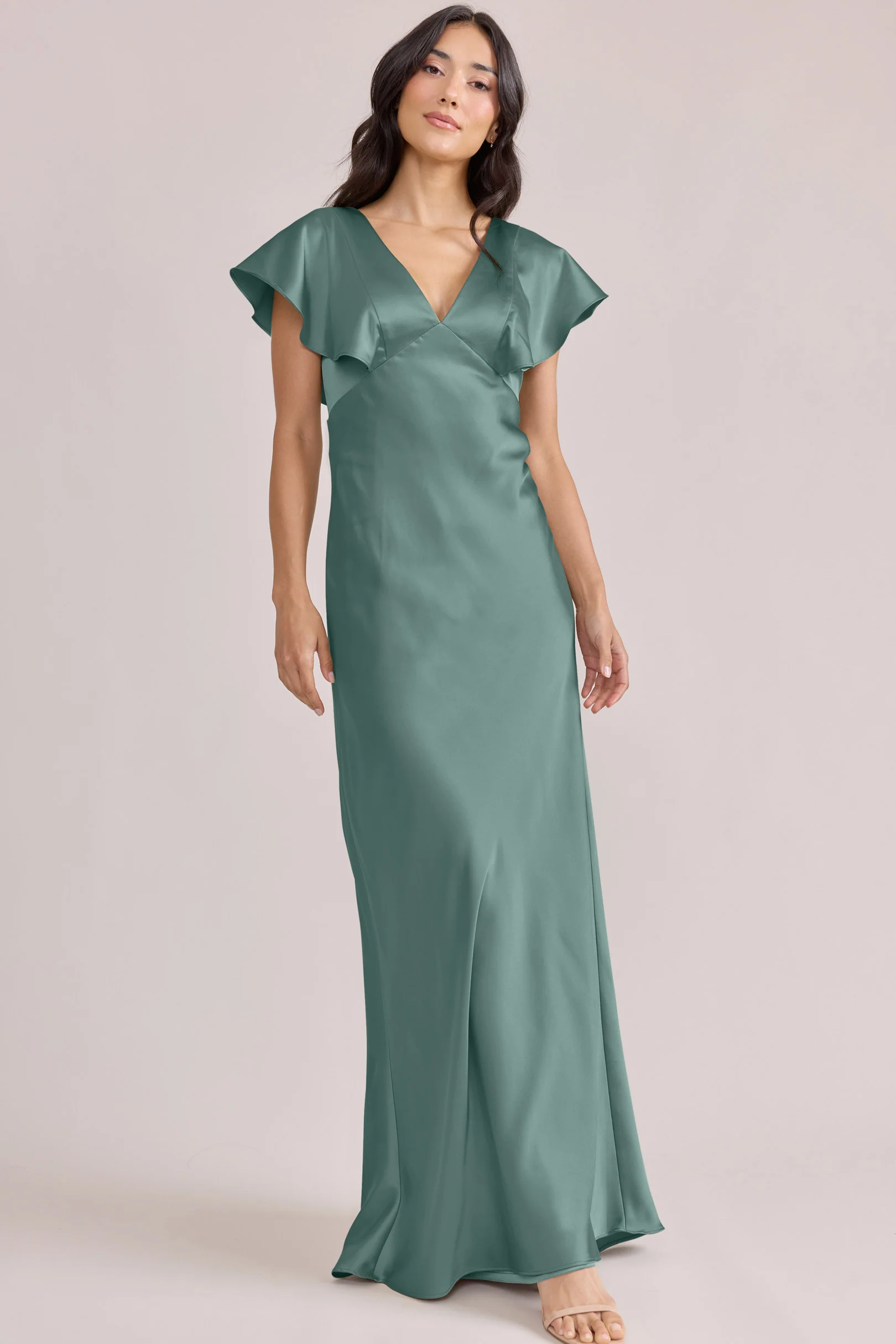 Eden Satin Dress | Made To Order - Image 28