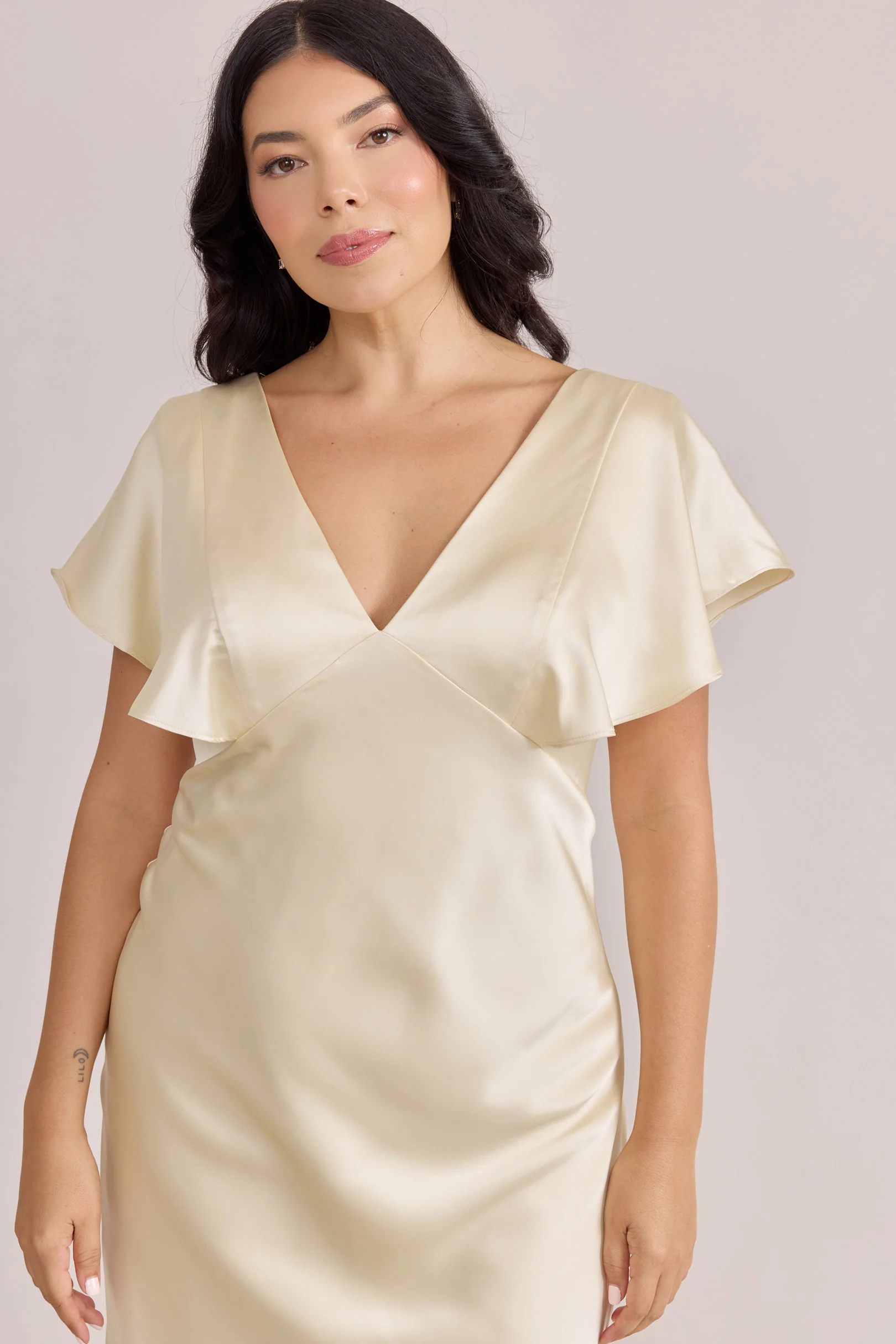 Eden Satin Dress | Made To Order - Image 44