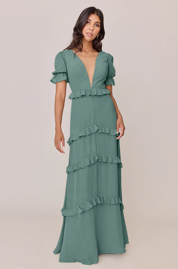 Harley Chiffon Dress | Made To Order - Image 77