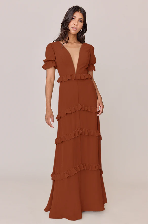 Harley Chiffon Dress | Made To Order - Image 83