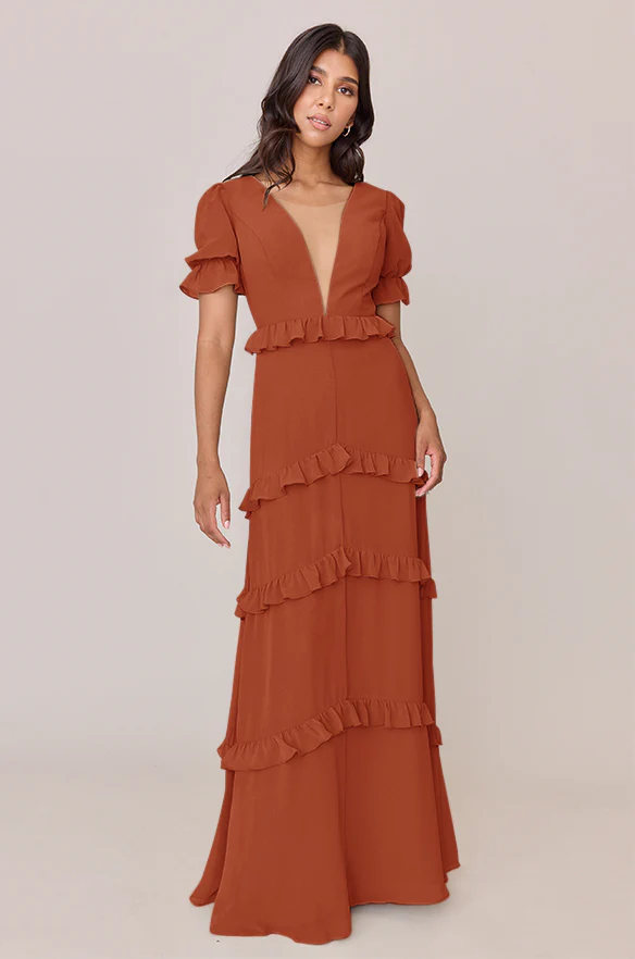 Harley Chiffon Dress | Made To Order - Image 85