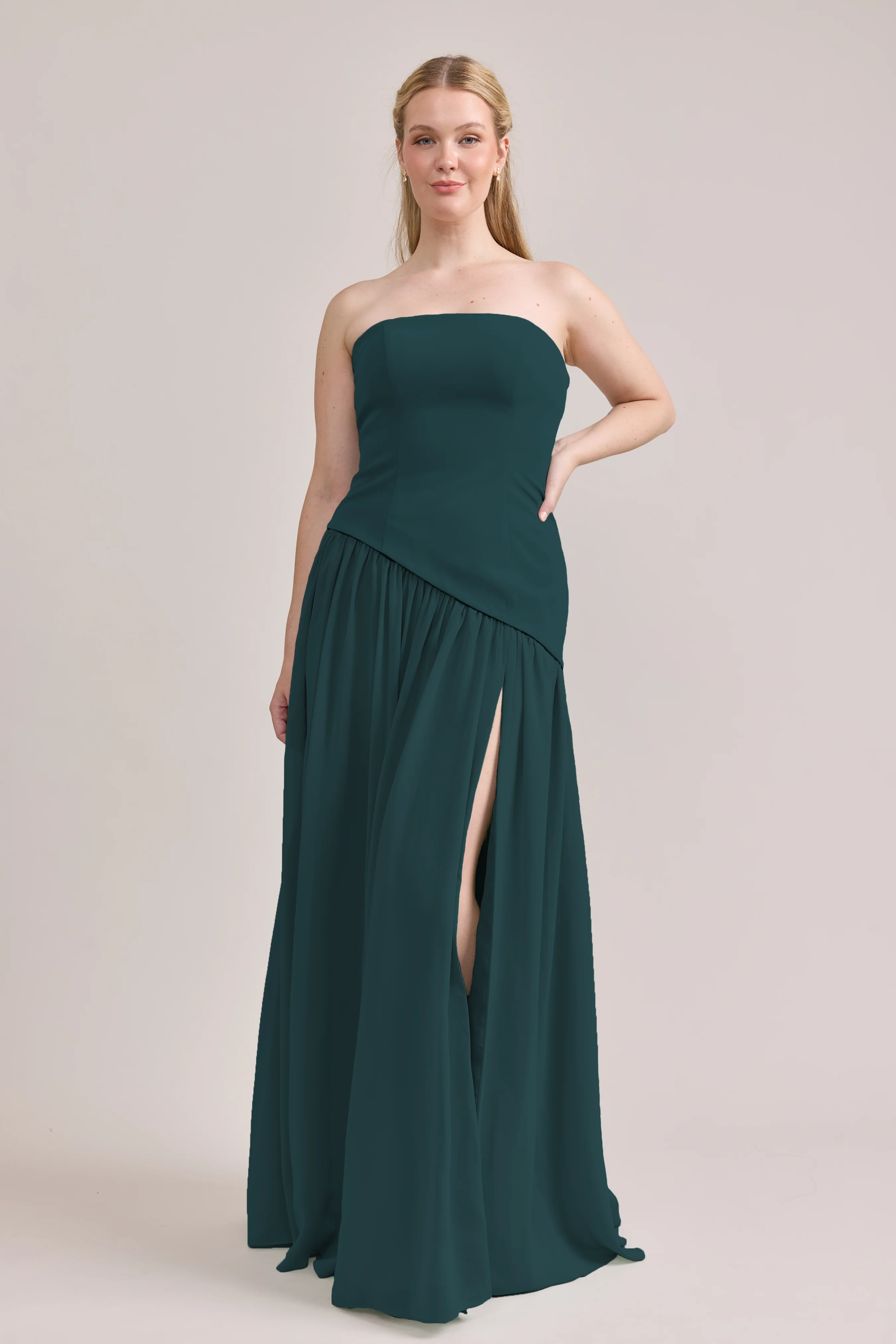 Lennox Crepe + Chiffon Dress | Made To Order - Image 11