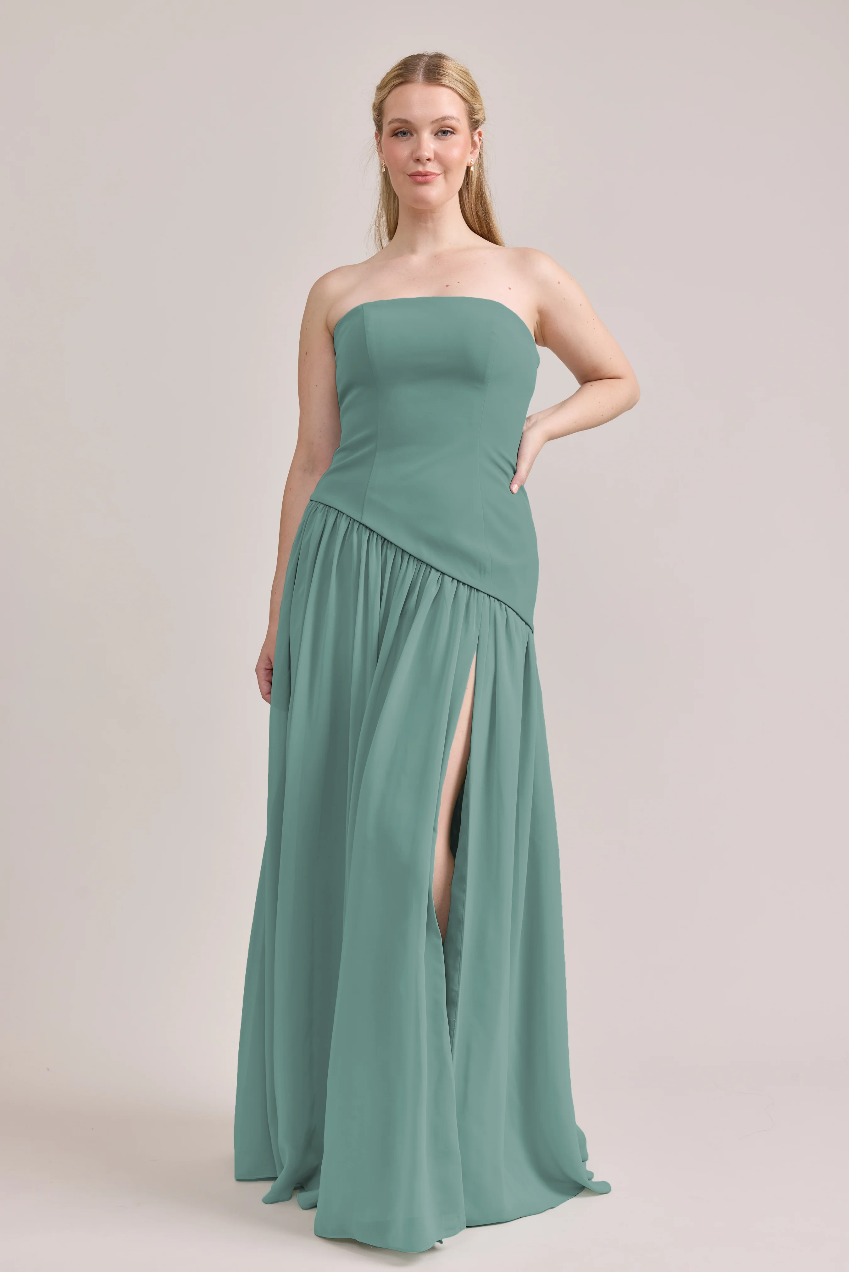 Lennox Crepe + Chiffon Dress | Made To Order - Image 25