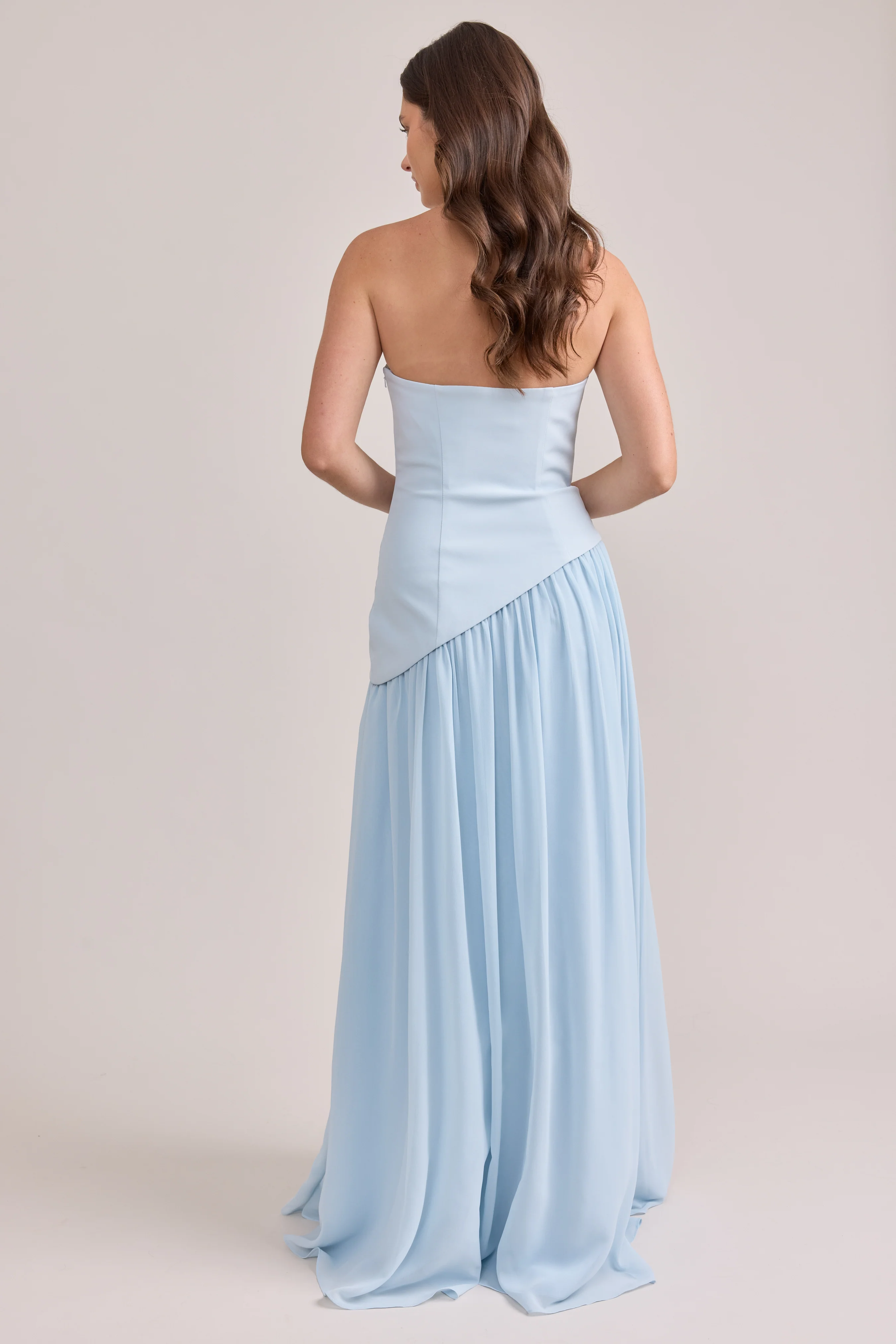 Lennox Crepe + Chiffon Dress | Made To Order - Image 31