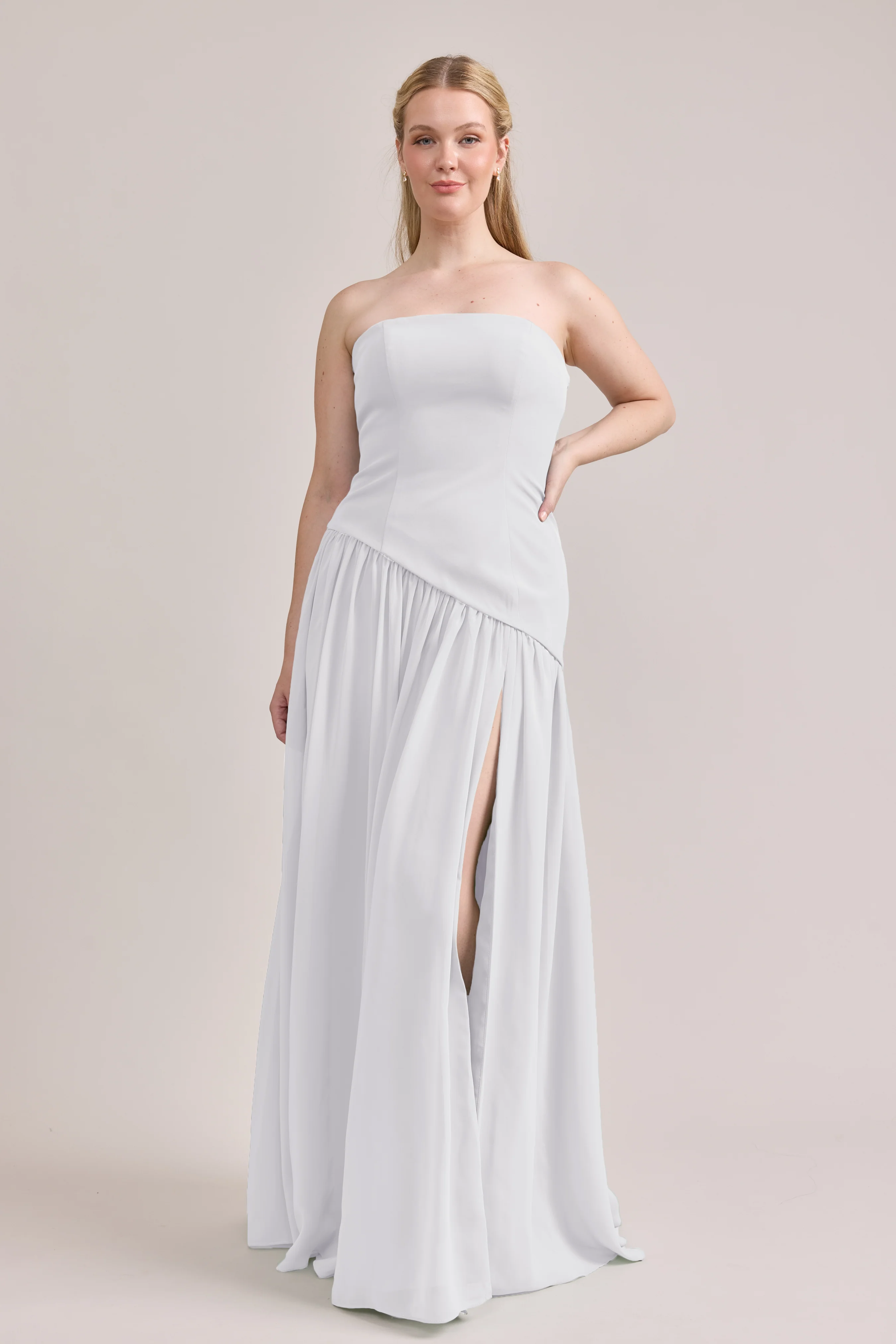 Lennox Crepe + Chiffon Dress | Made To Order - Image 34