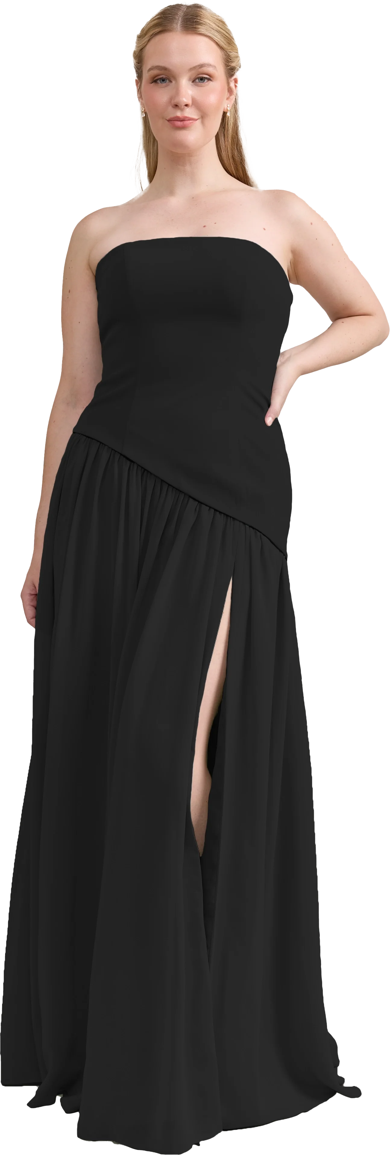 Lennox Crepe + Chiffon Dress | Made To Order - Image 35