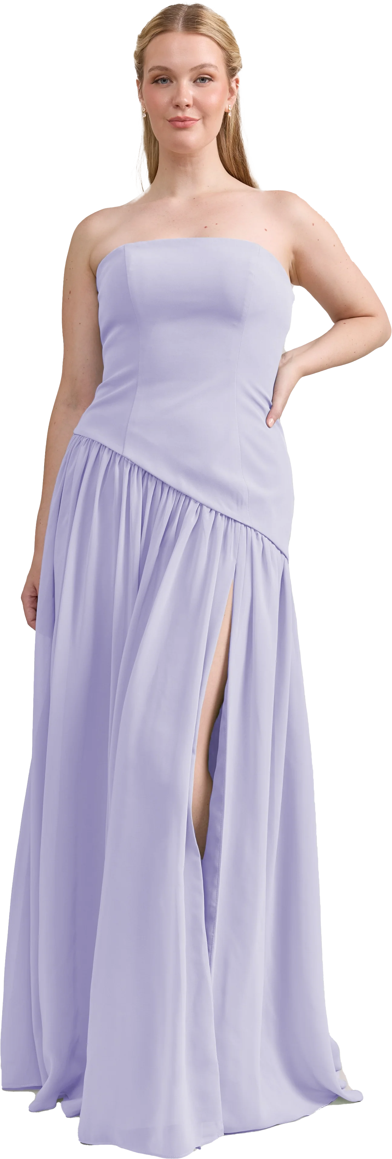Lennox Crepe + Chiffon Dress | Made To Order - Image 41
