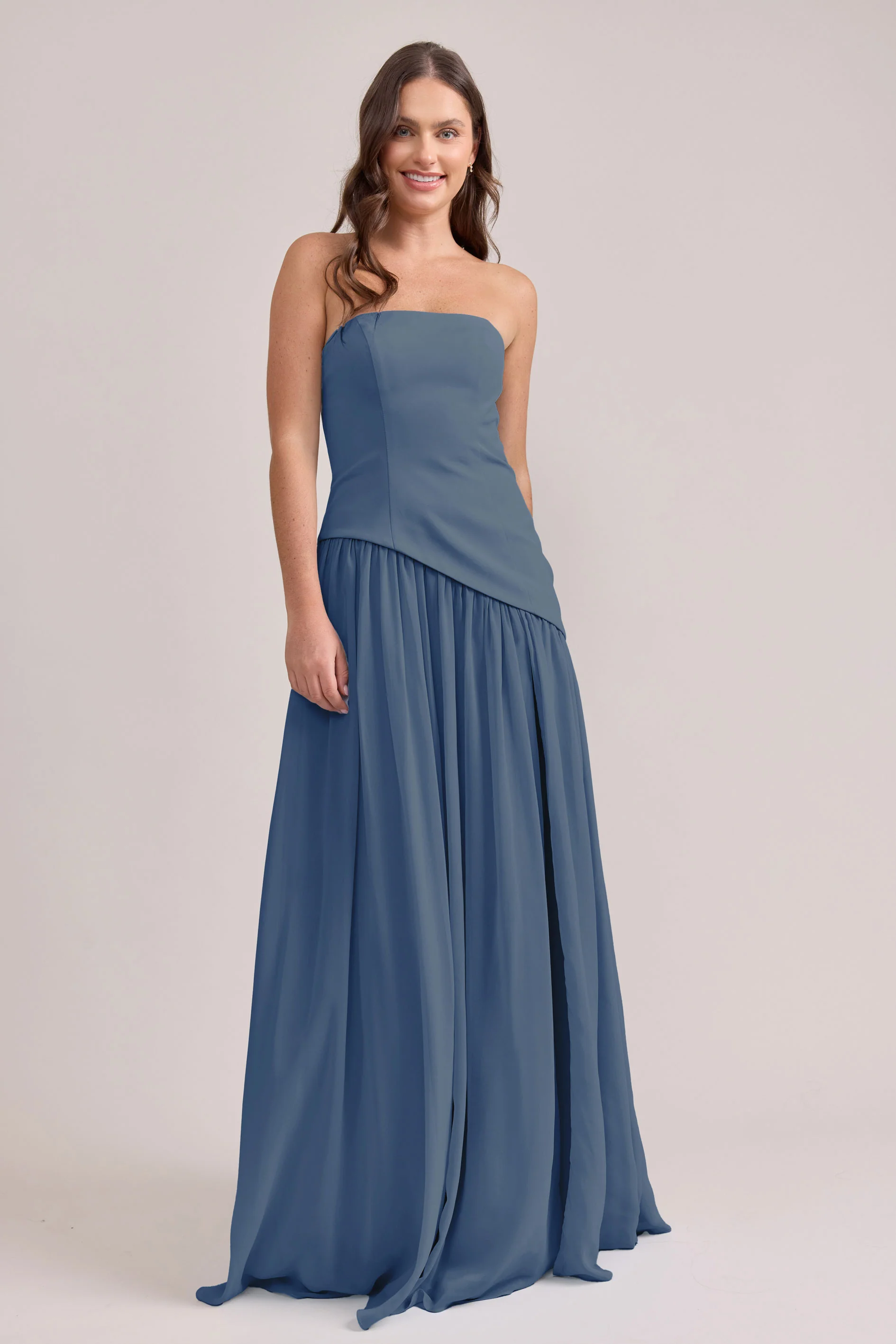 Lennox Crepe + Chiffon Dress | Made To Order - Image 49