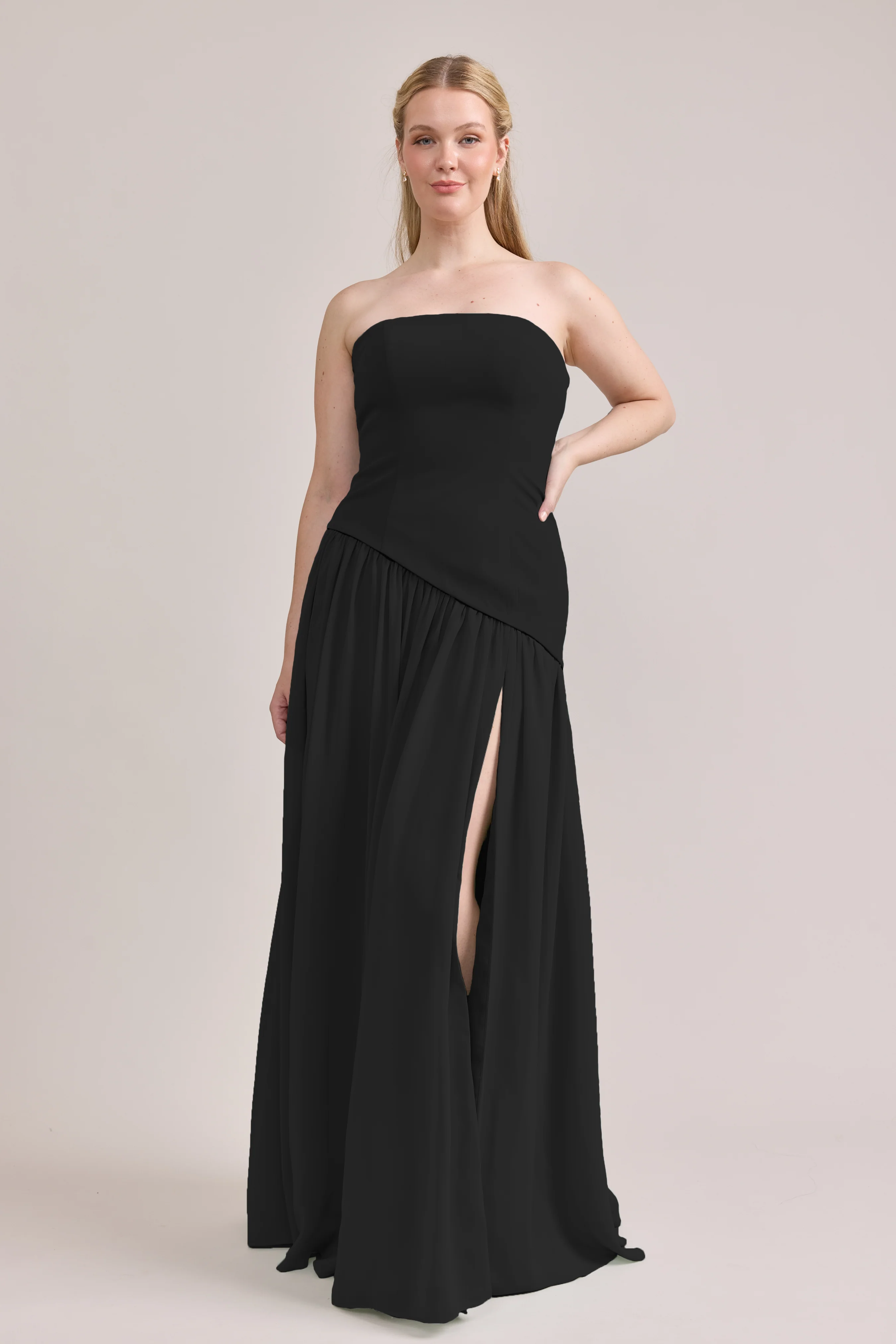 Lennox Crepe + Chiffon Dress | Made To Order - Image 5