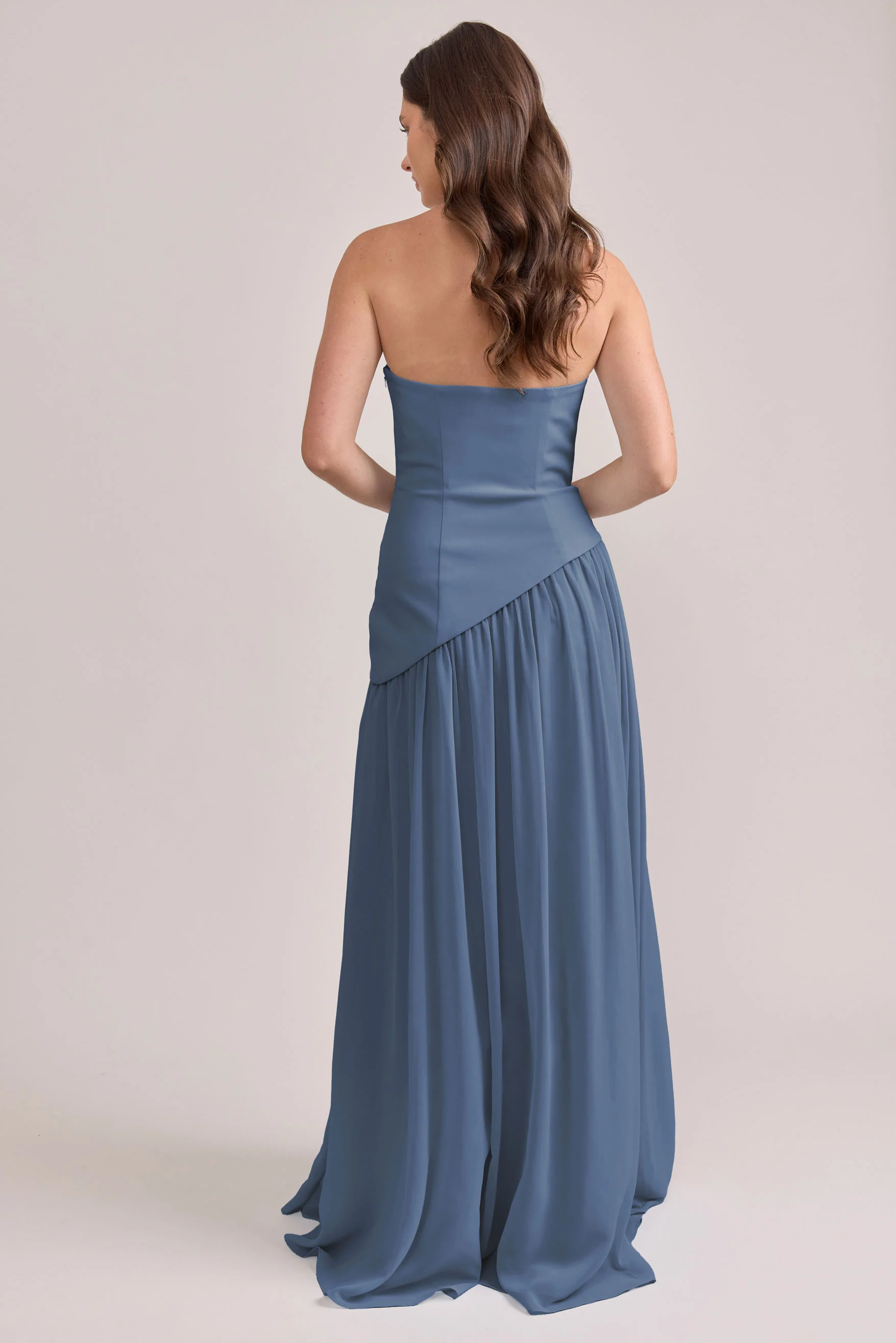 Lennox Crepe + Chiffon Dress | Made To Order - Image 50