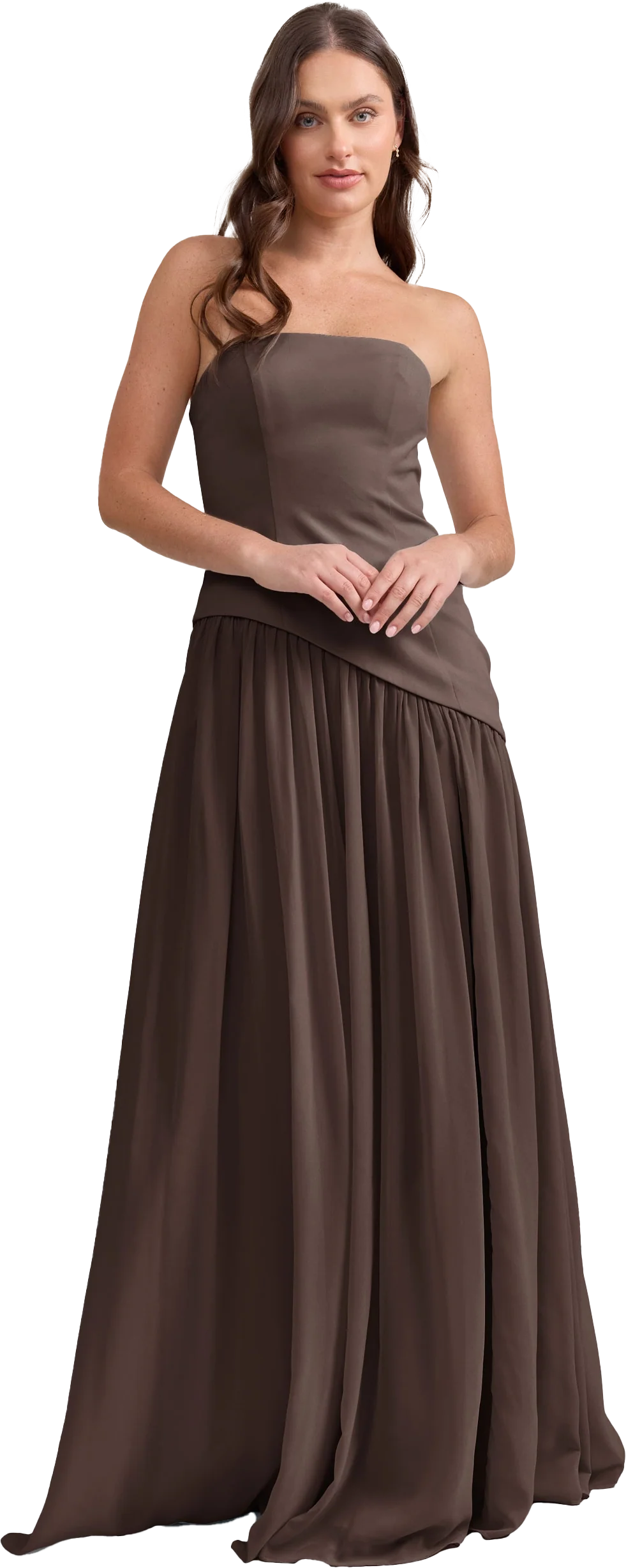 Lennox Crepe + Chiffon Dress | Made To Order - Image 53