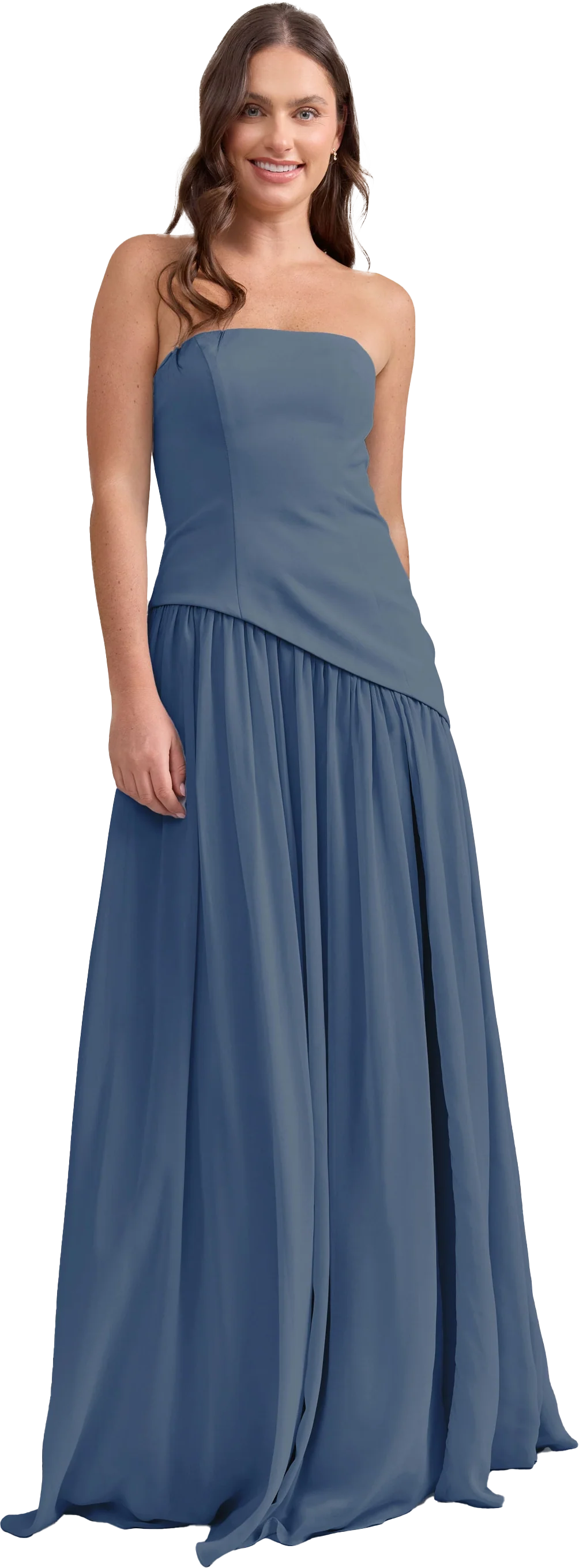 Lennox Crepe + Chiffon Dress | Made To Order - Image 54