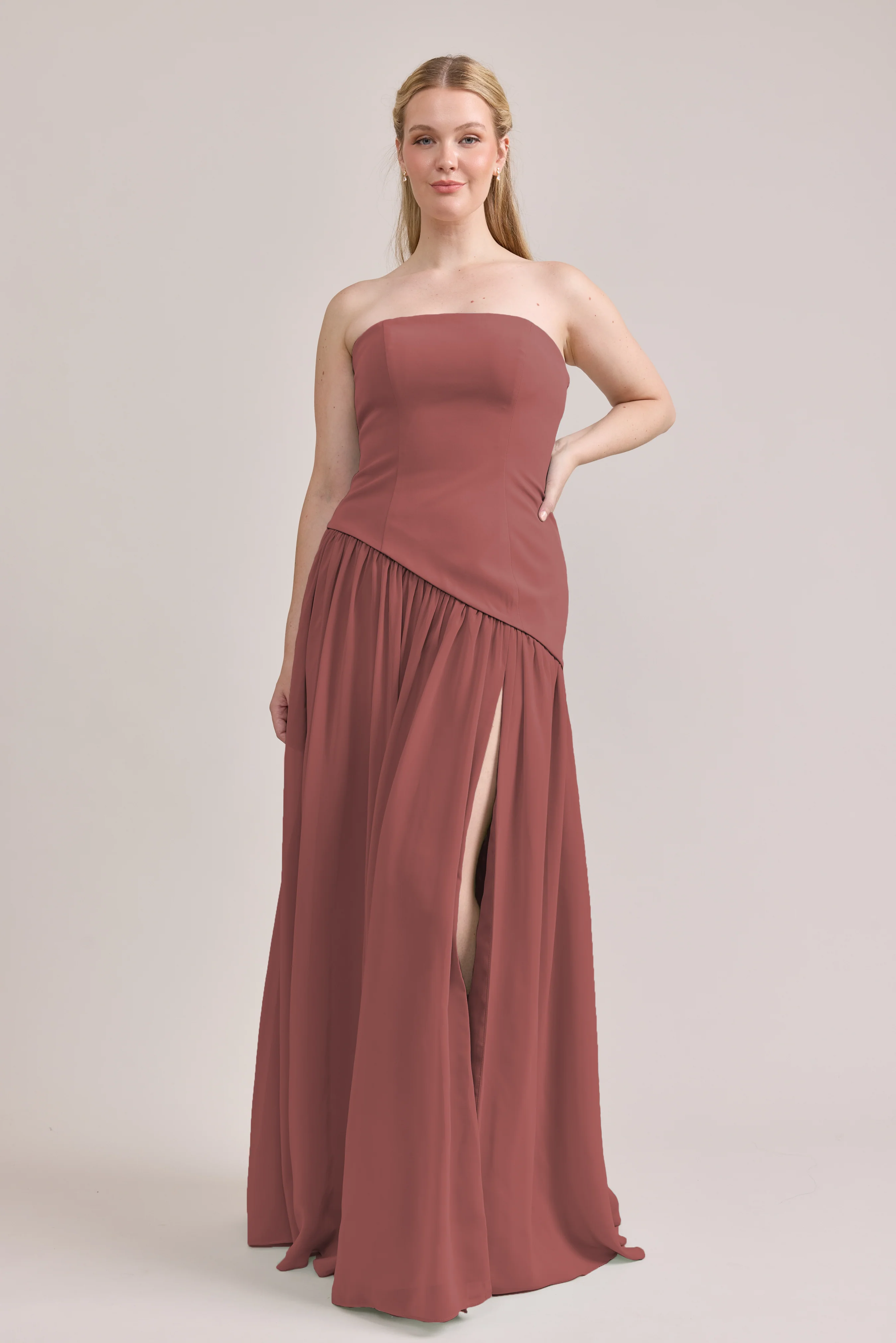 Lennox Crepe + Chiffon Dress | Made To Order - Image 9