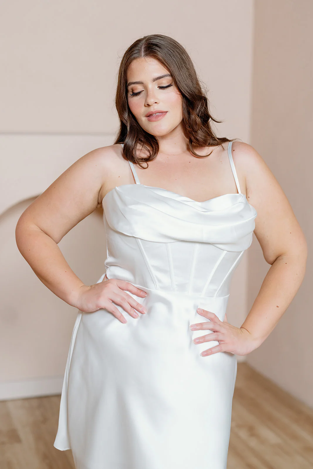 London Convertible Satin Mini Dress | Ready To Ship - Image 4