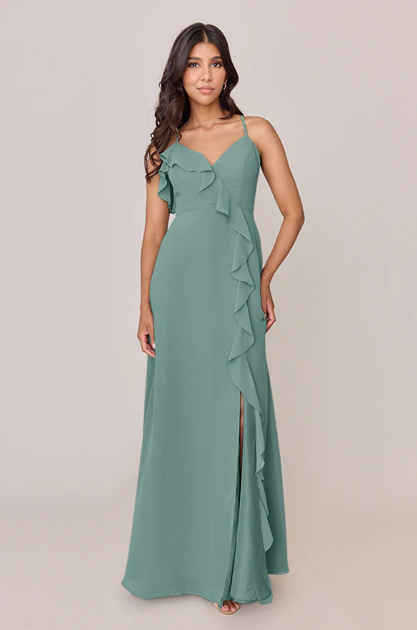 Paloma Chiffon Dress | Made To Order - Image 110