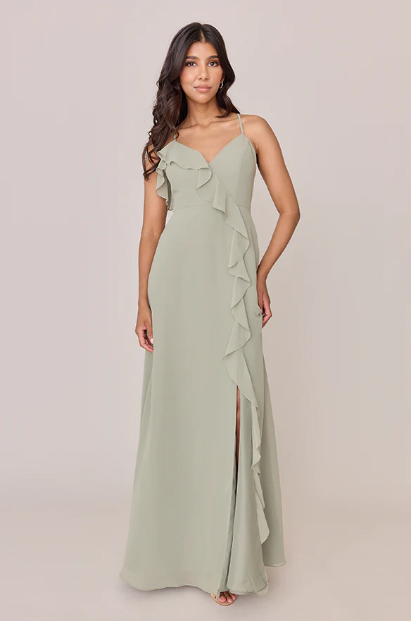 Paloma Chiffon Dress | Made To Order - Image 124