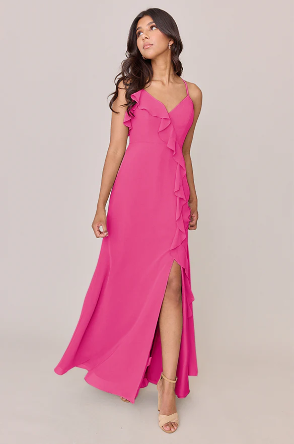Paloma Chiffon Dress | Made To Order - Image 138