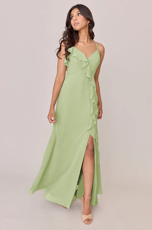 Paloma Chiffon Dress | Made To Order - Image 155