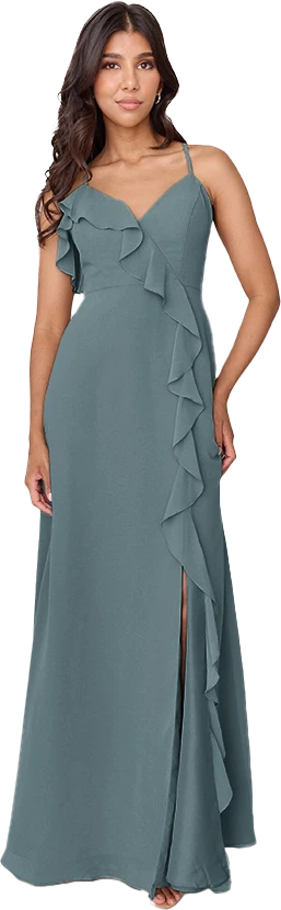 Paloma Chiffon Dress | Made To Order - Image 19