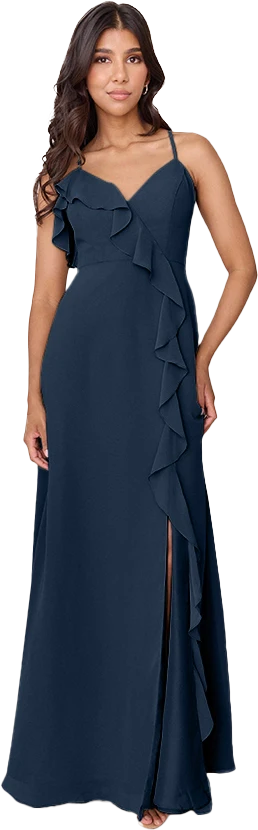 Paloma Chiffon Dress | Made To Order - Image 34