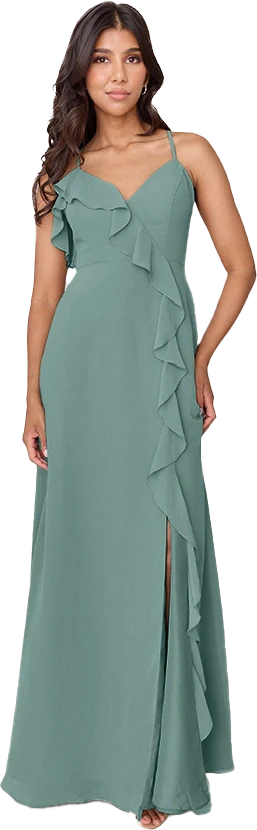 Paloma Chiffon Dress | Made To Order - Image 37