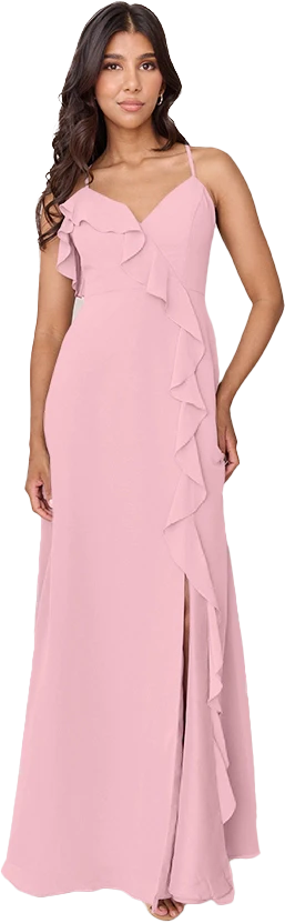 Paloma Chiffon Dress | Made To Order - Image 38