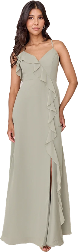 Paloma Chiffon Dress | Made To Order - Image 44