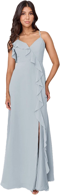 Paloma Chiffon Dress | Made To Order - Image 45