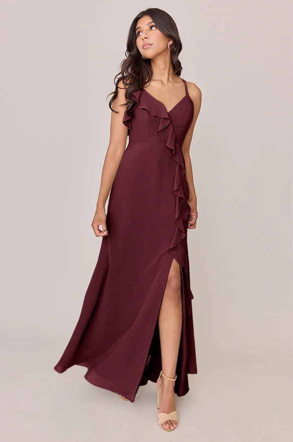 Paloma Chiffon Dress | Made To Order - Image 56