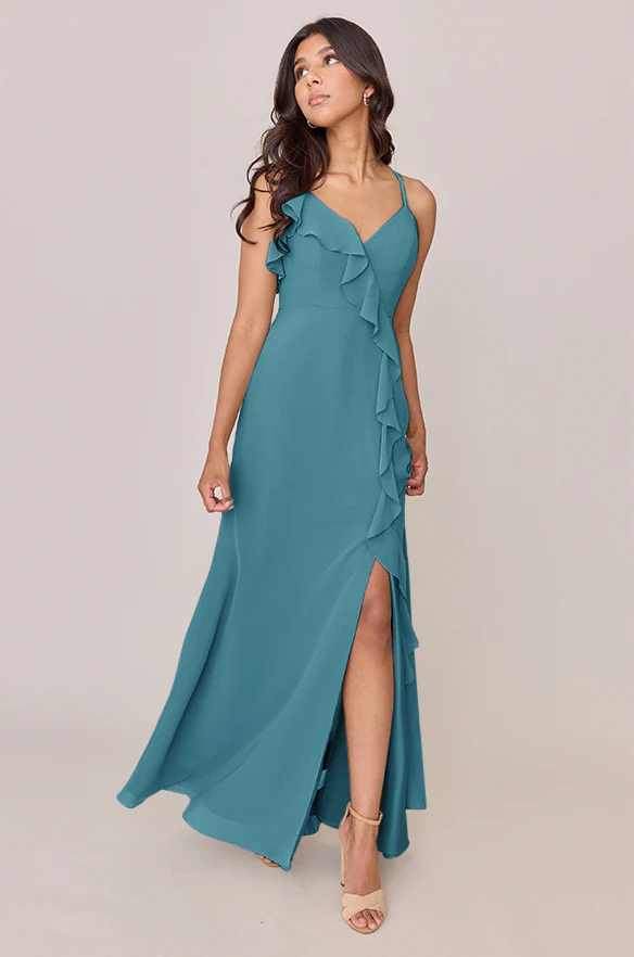 Paloma Chiffon Dress | Made To Order - Image 66