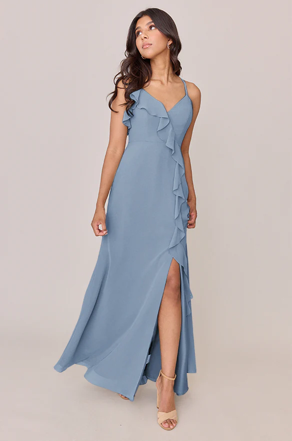 Paloma Chiffon Dress | Made To Order - Image 78