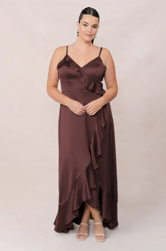 Paloma Satin Dress | Made To Order - Image 105