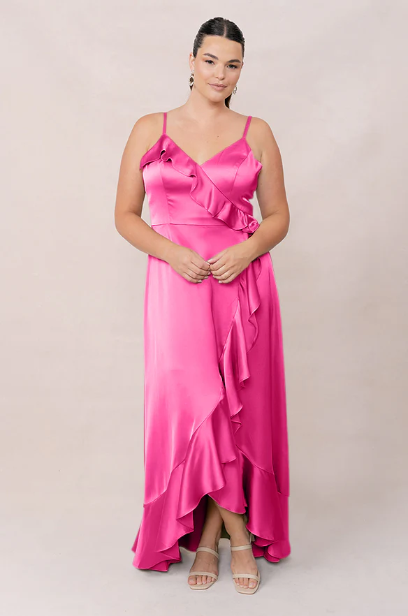 Paloma Satin Dress | Made To Order - Image 107